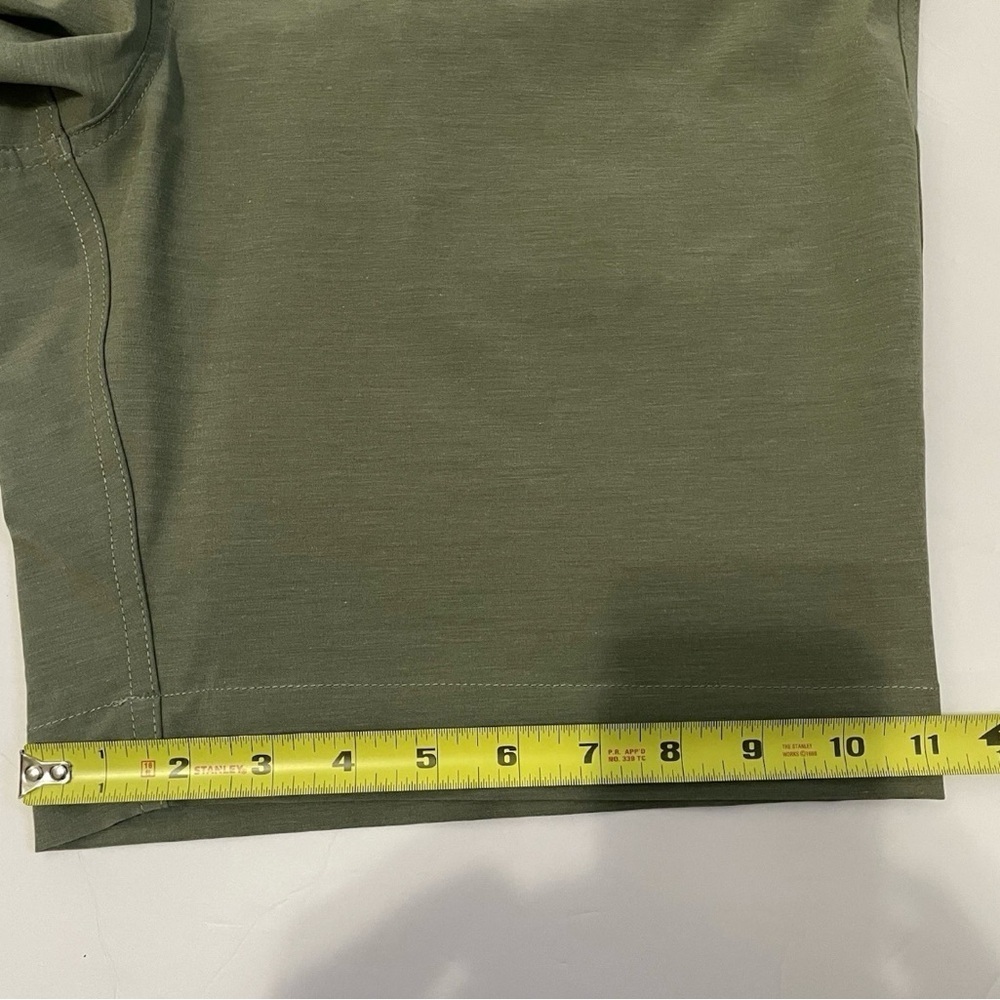 Faherty All Day Shorts Men 35 Green Stretch Comfort Drawstring Lounge Casual - Picture 8 of 9
